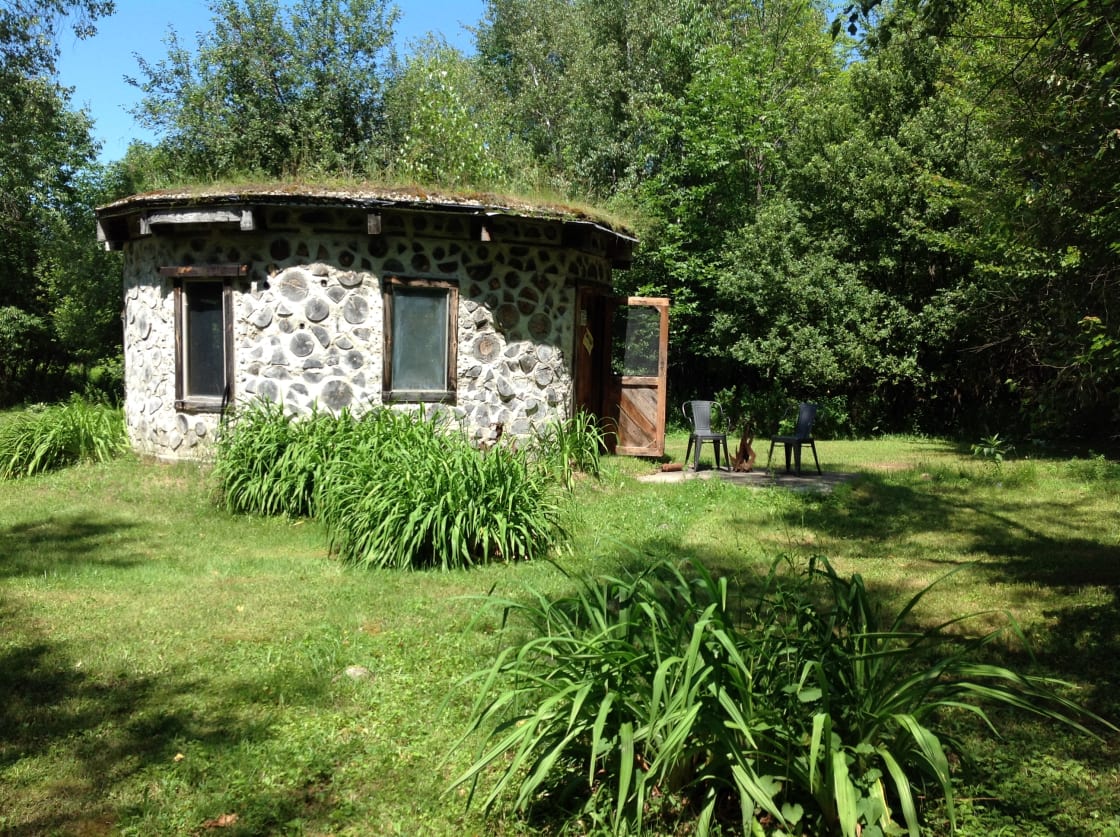 Cordwood guest house