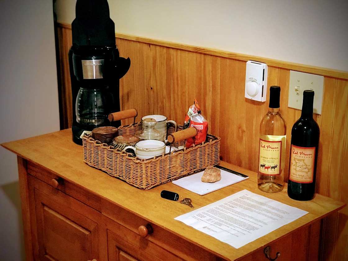 Coffee and wine bar