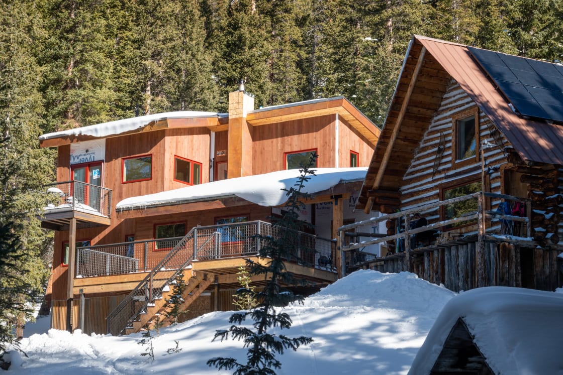 the new Mount Hayden Backcountry Lodge