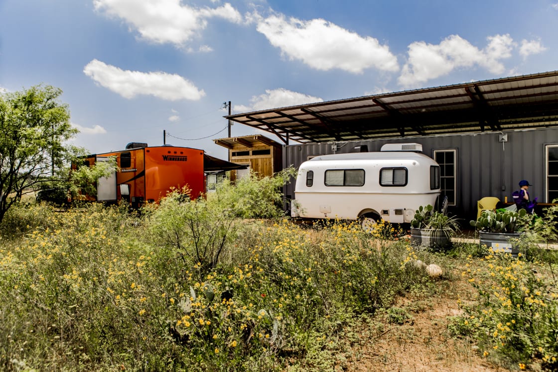 Please note, the white Casita trailer in this picture will be on site in this spot during your stay.  Shout out to Casey Chapman Ross Photography