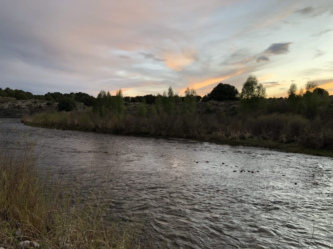 River sunset 