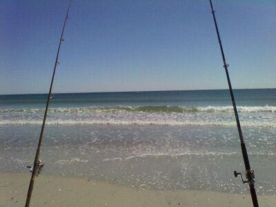 Fishing on the beaches of Surf City