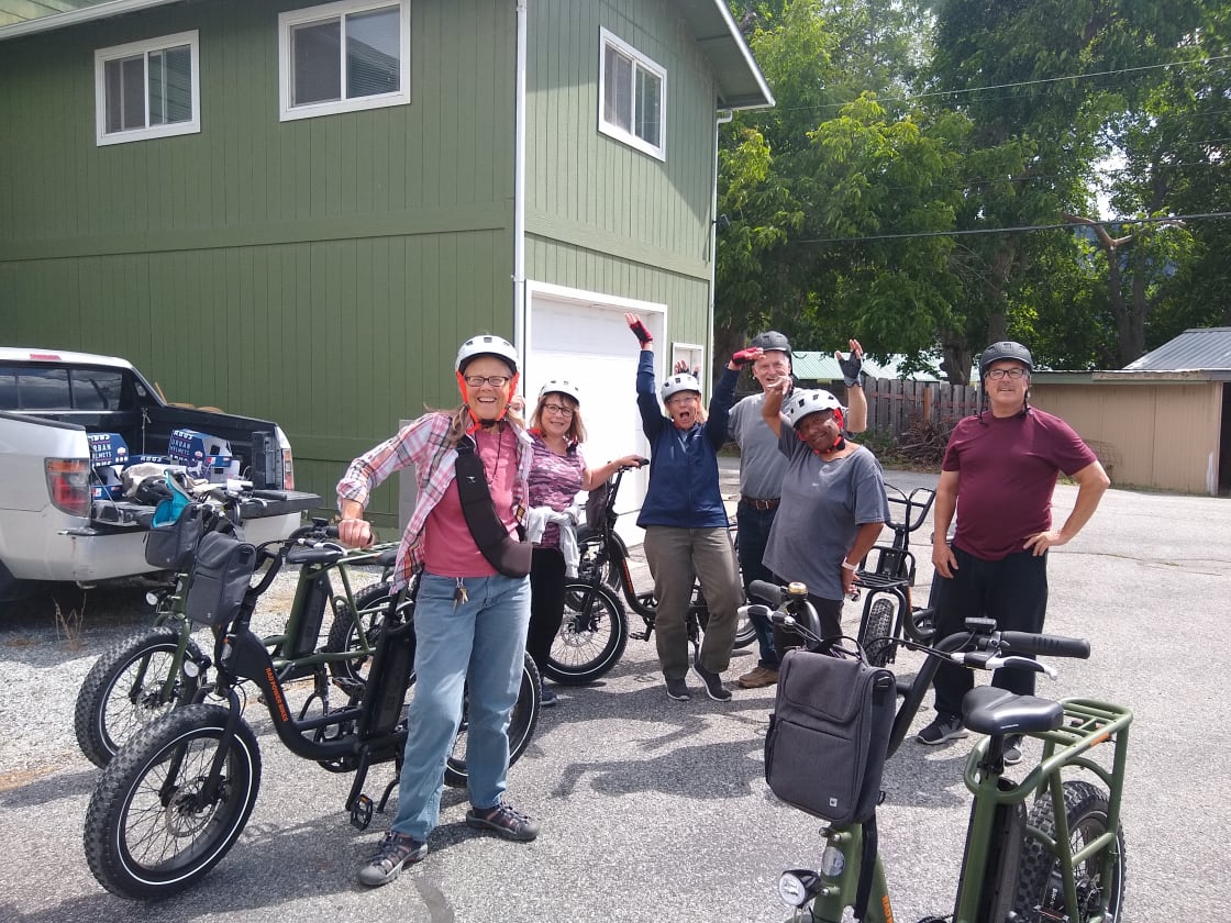 Tours and Self-Adventures with our ebikes.  Tour farms, vineyards, wineries from the farm or from our downtown tasting room as a starting/end point.  