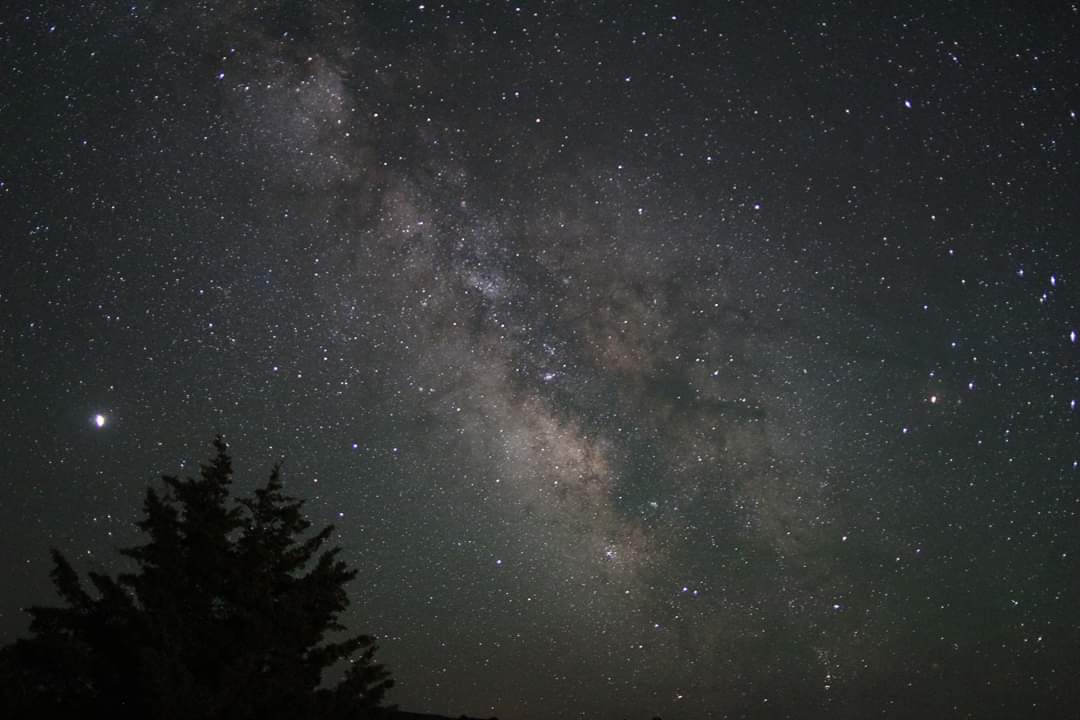 Picture  of night sky, taken half mile away.