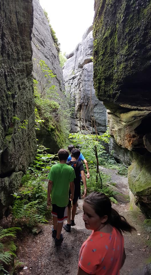 Rock City in nearby NY is a unbelievable adventure for adults and kids alike - And, super cool place to go during hot summer days! 