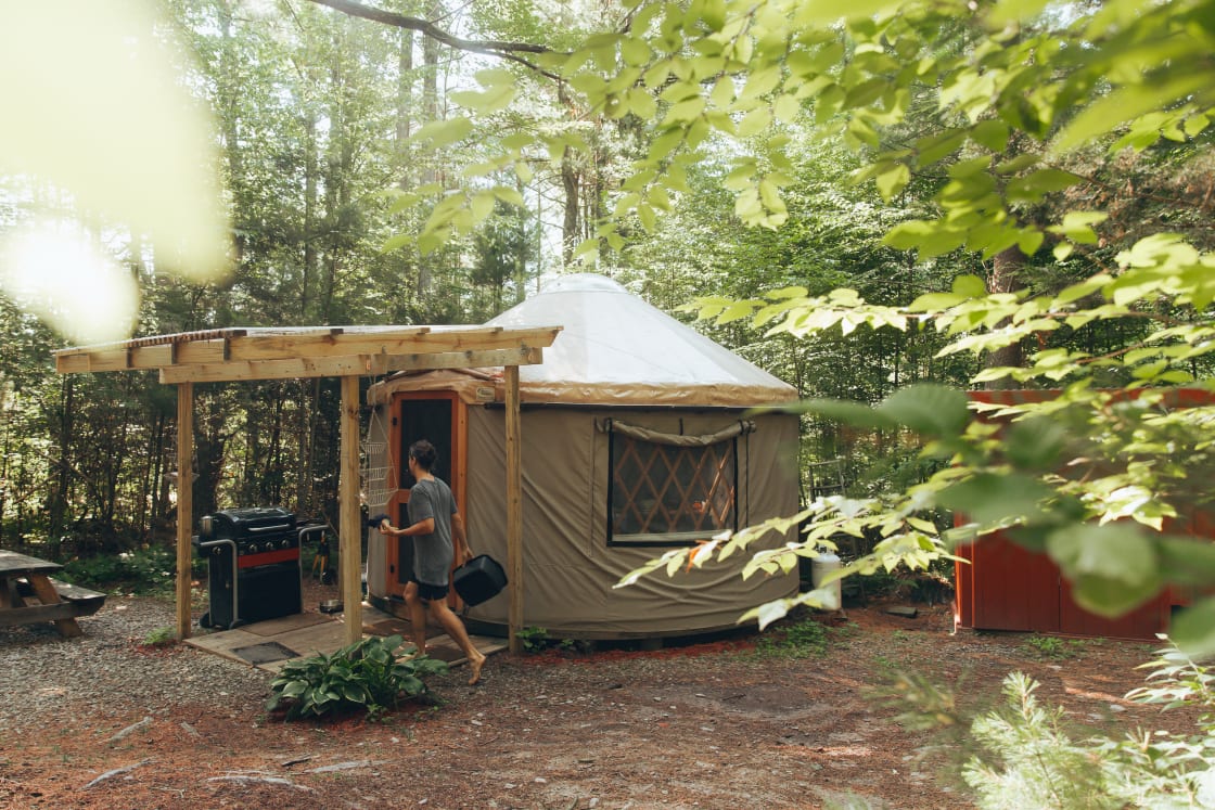 Forest paradise in yurt form