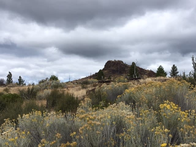View of the Butte as you drive up Canyon Drive. (Southern Route)