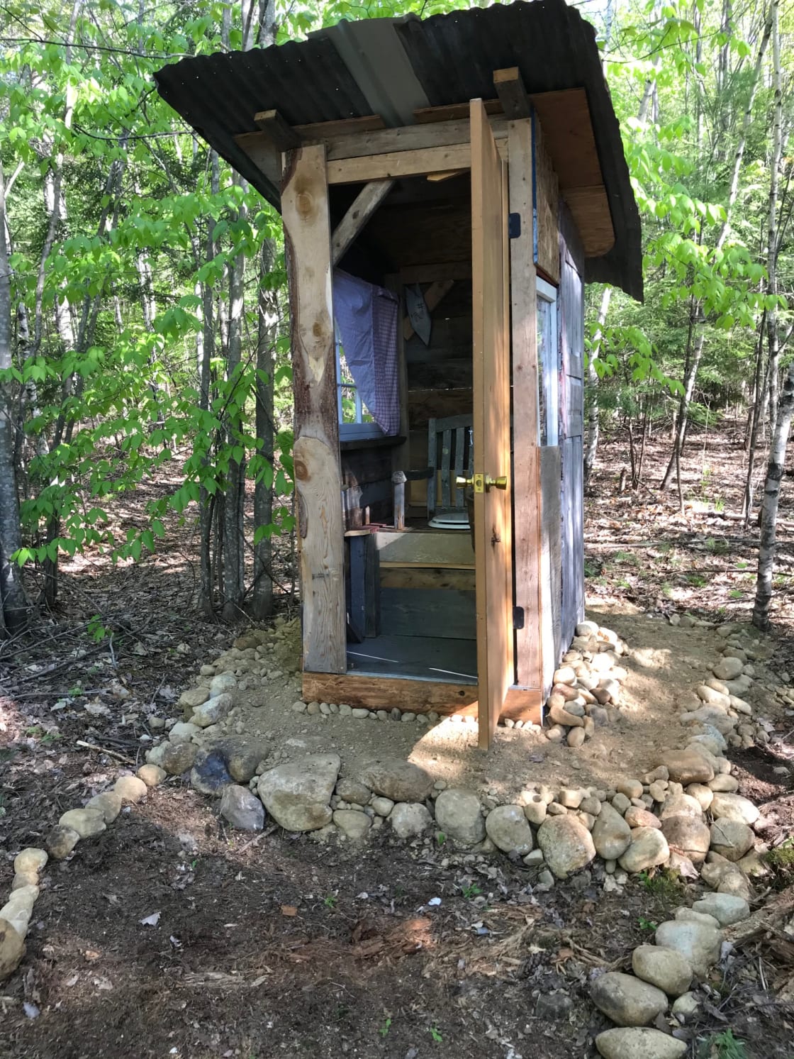 outhouse at site 2
