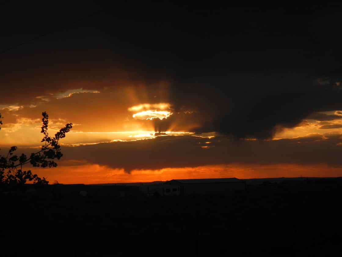 Sunset, July 2020 as seen from the Adventure Haven
