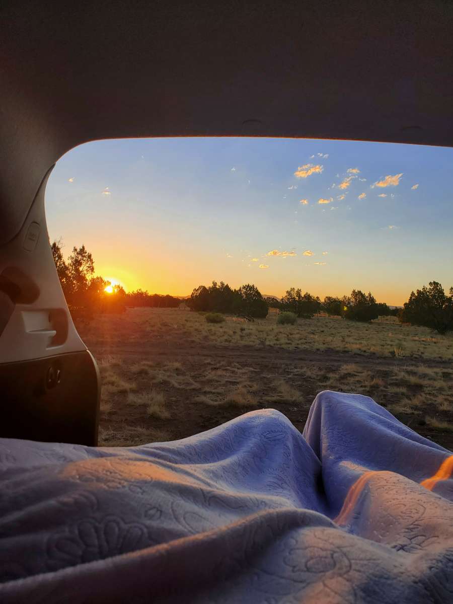 Taken by camper Cass T. Titled "Our GOOD morning view!"