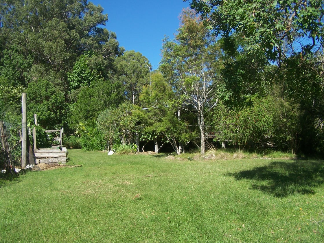 Main homestead from swales