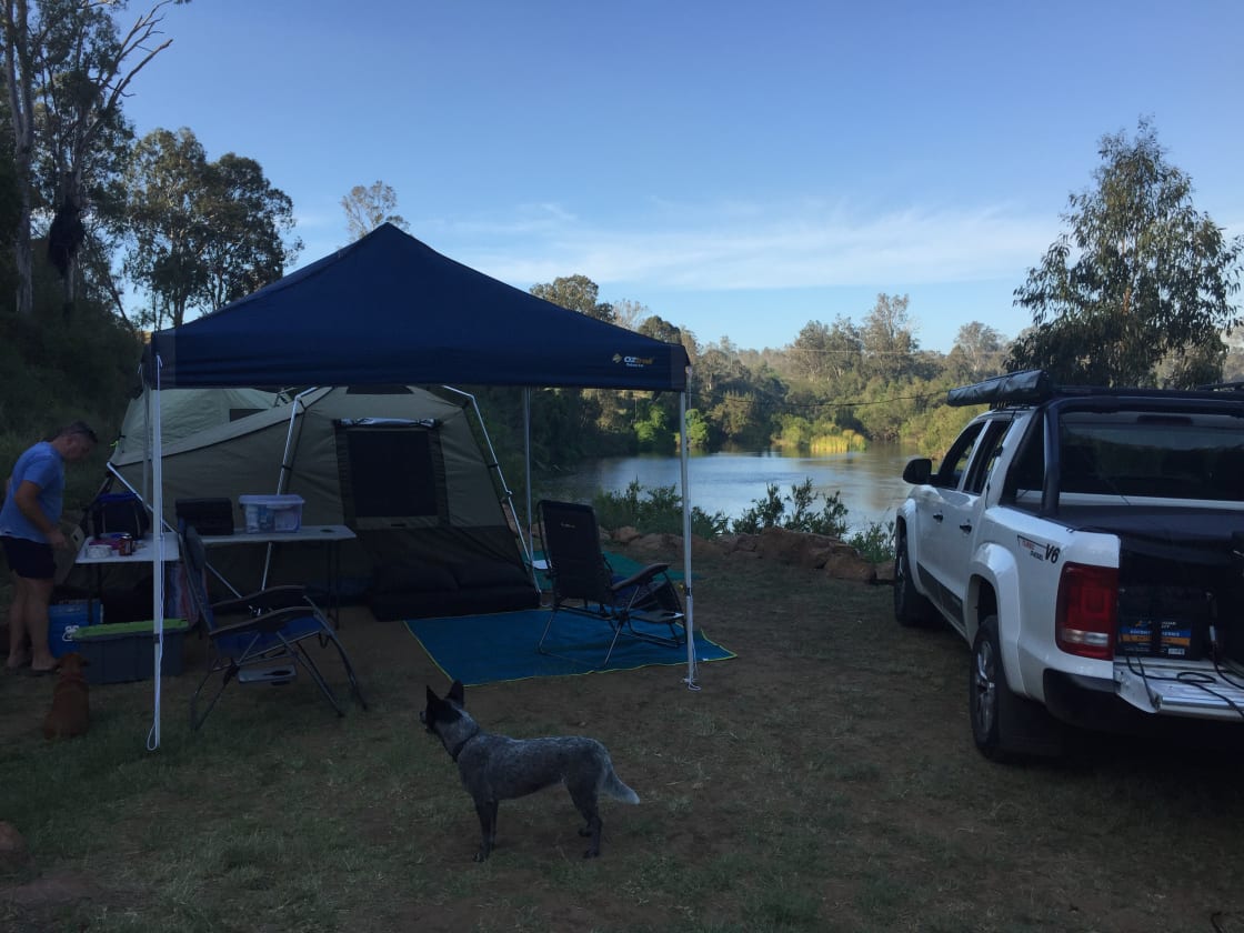 Weefarm Brisbane River Camping