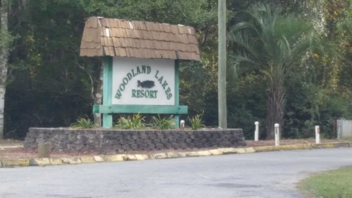 Resort entrance Myrtle Drive/right off Limerick Road. Drive past the entrance guard shack.  Drive straight on paved road to the T intersection.  Left on Wild Heron Drive.   Next right is dirt road, turn right, and 14 Walnut Lane is the first property on the left.   
