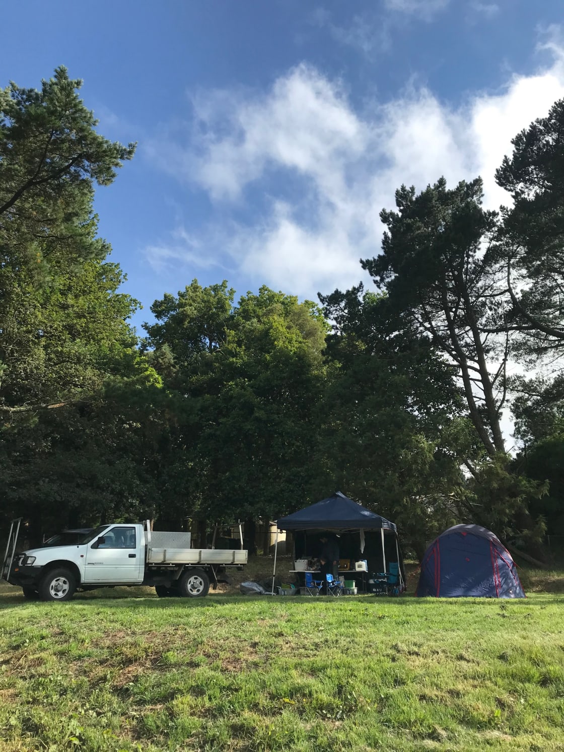campsite set-up