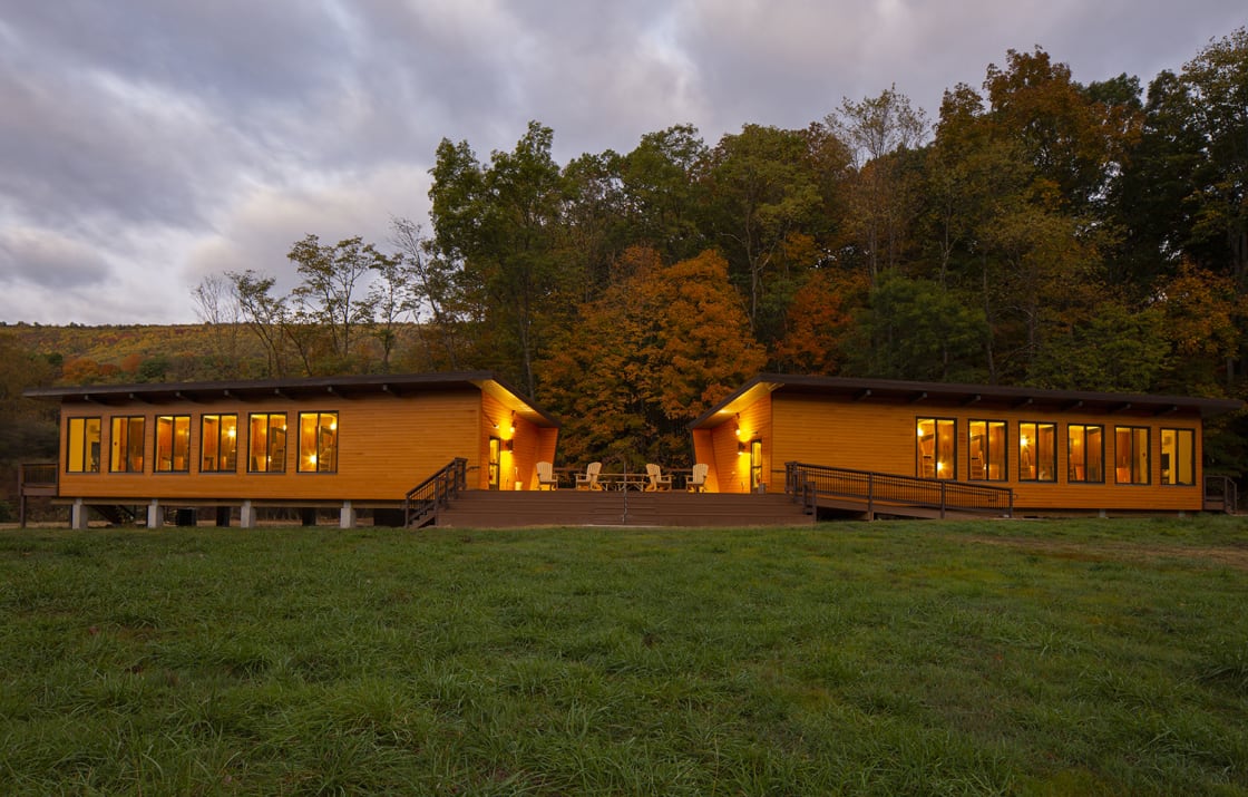 Welcome to River Mountain Glamping Getaway! Lodging for the modern explorer. Luxury cabins, remote workspace, and the great outdoors. DC | Baltimore | Pittsburgh