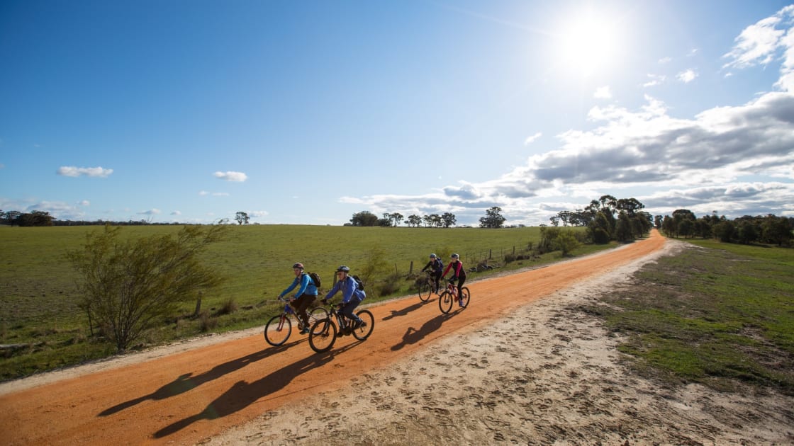 Check out the local mountain bike trails (image credit: https://www.bendigoregion.com.au/explore-bendigo/cycling-walking-trails)