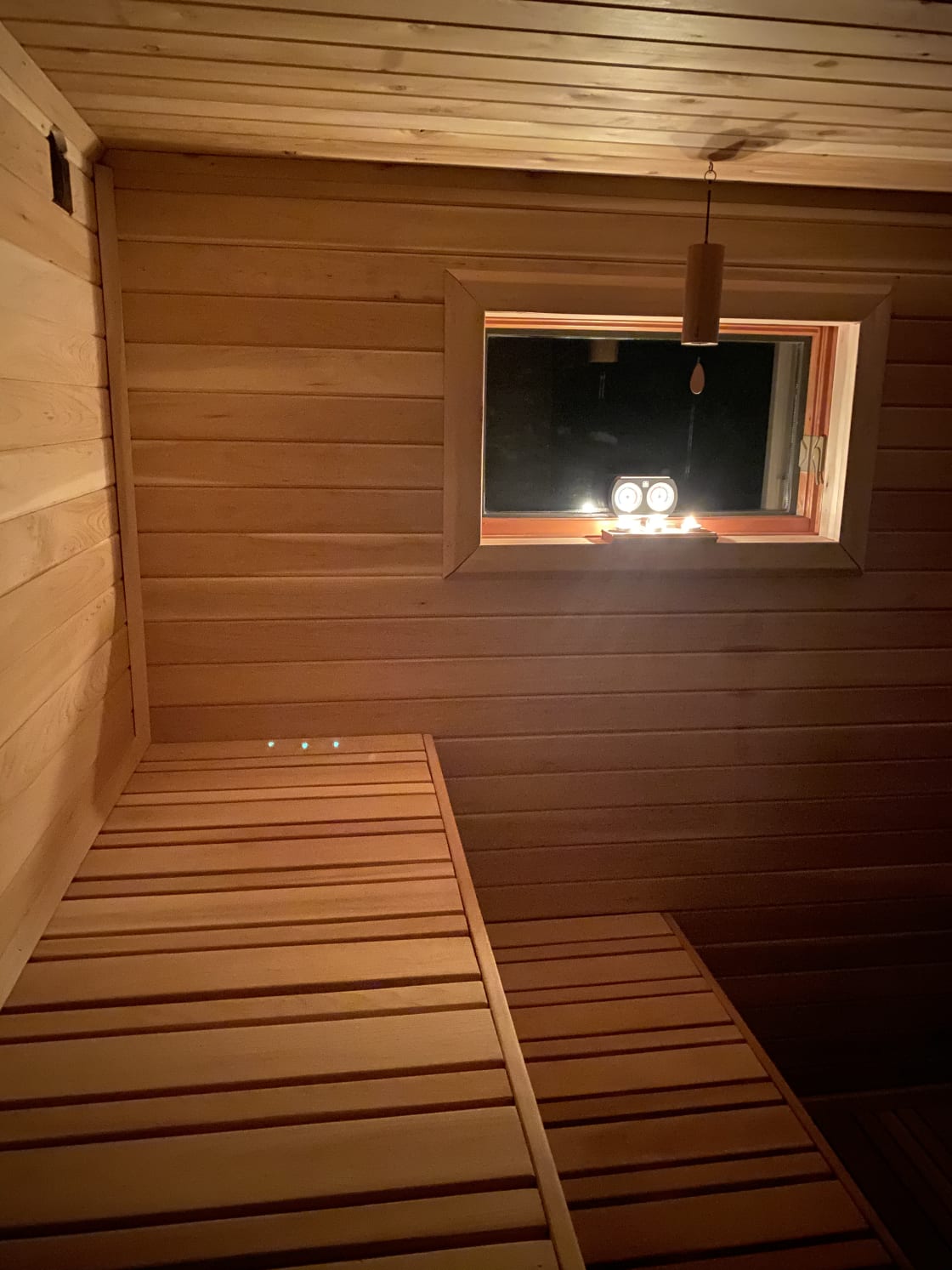 Wood fired sauna and healing sanctuary.