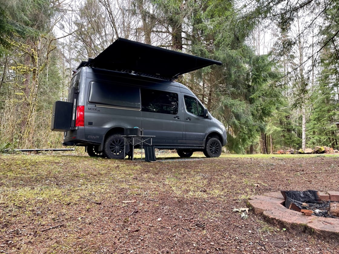 Nice flat level ground suitable for a heavy camper