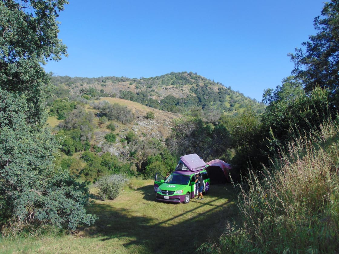 Your campsite includes 5 acres all to yourself! No one else but the owners will be on the property and they will be far from you and your 5 acre of land!