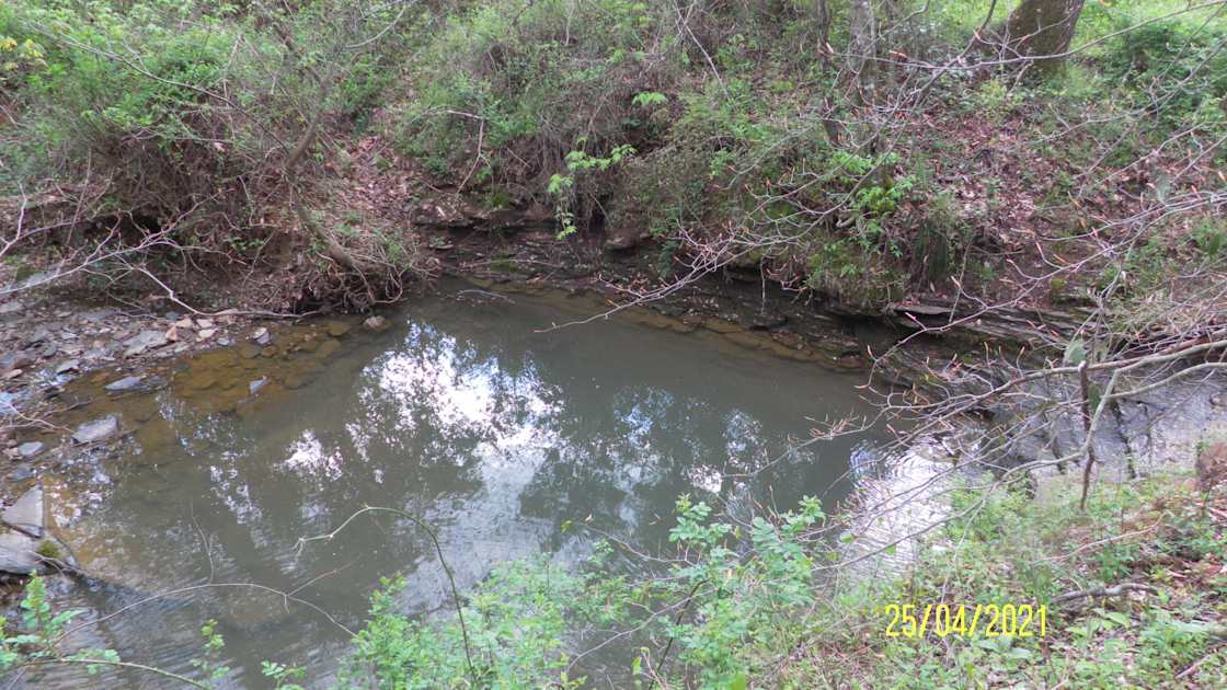 Black Oak Creek campsite pool 