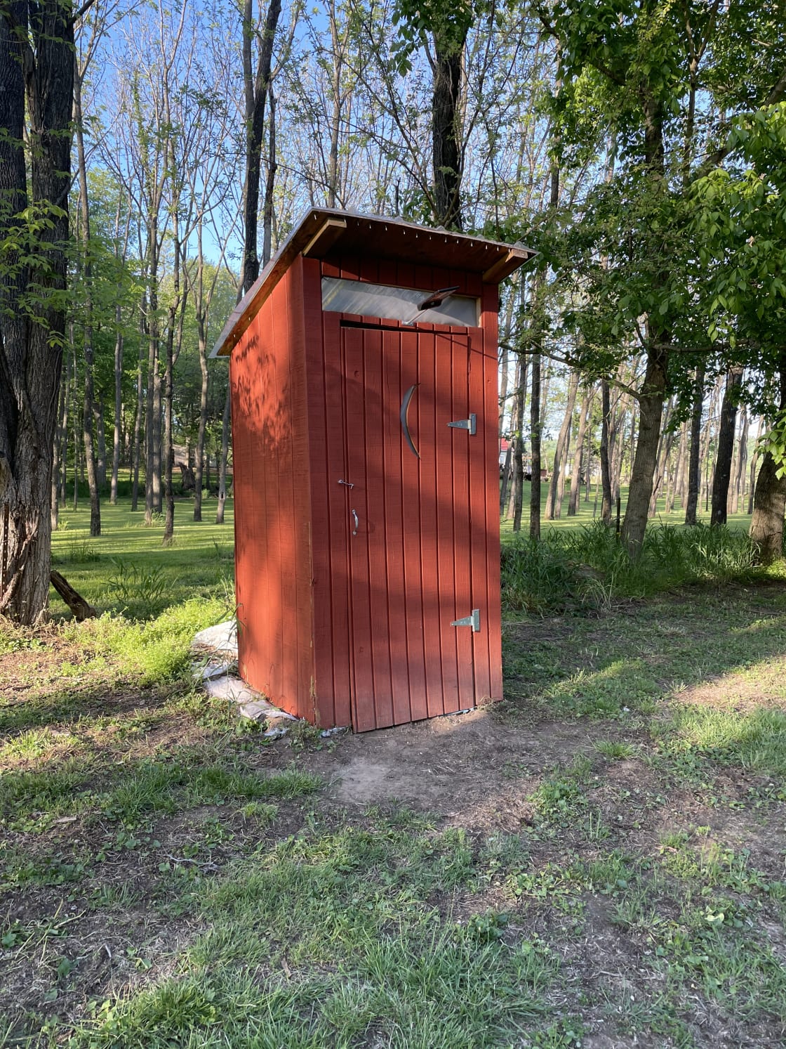 Outhouse very clean 