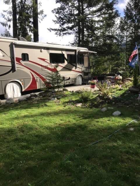 Single RV hook-up Near Mt. Rainer