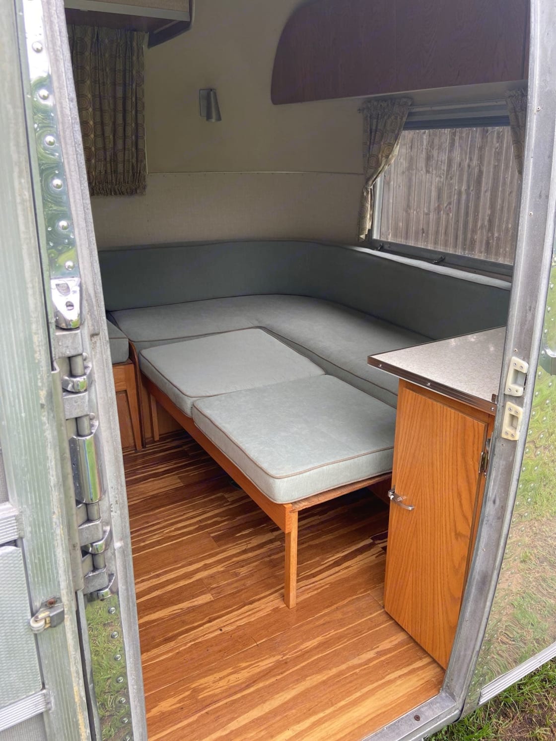 Dinette converted if more sleeping area needed.