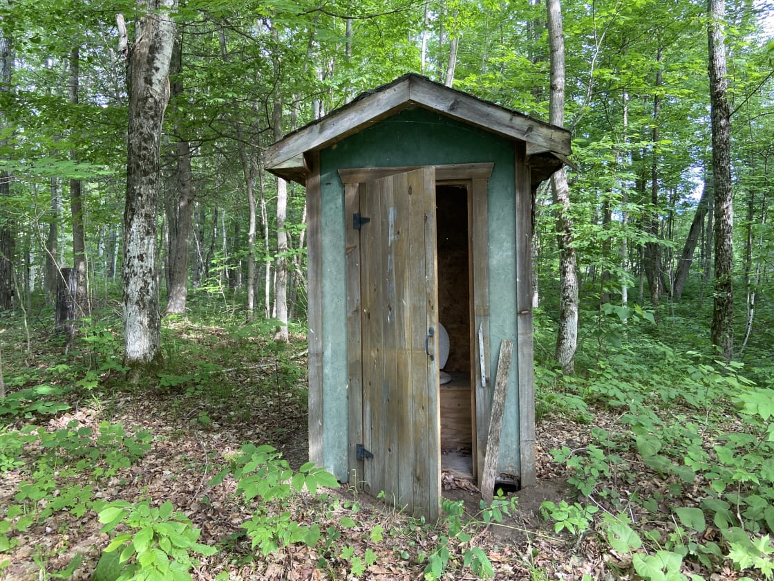 Yep! It’s an outhouse...
This is located by the river portion of the property.