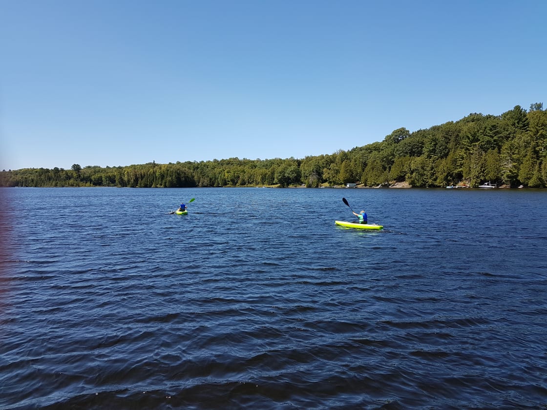 Contau lake kayaking
