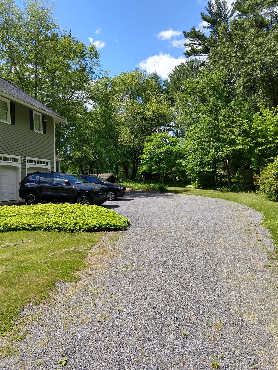 just an idea of the driveway