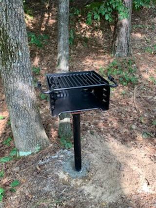 Charcoal Park Grill for grilling. 