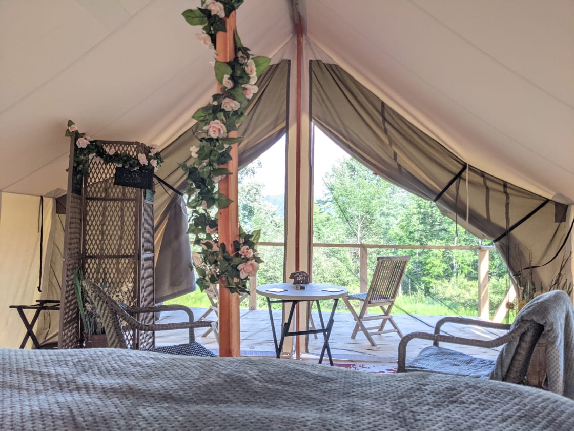 Jay Covered Bridge Glamping Tent