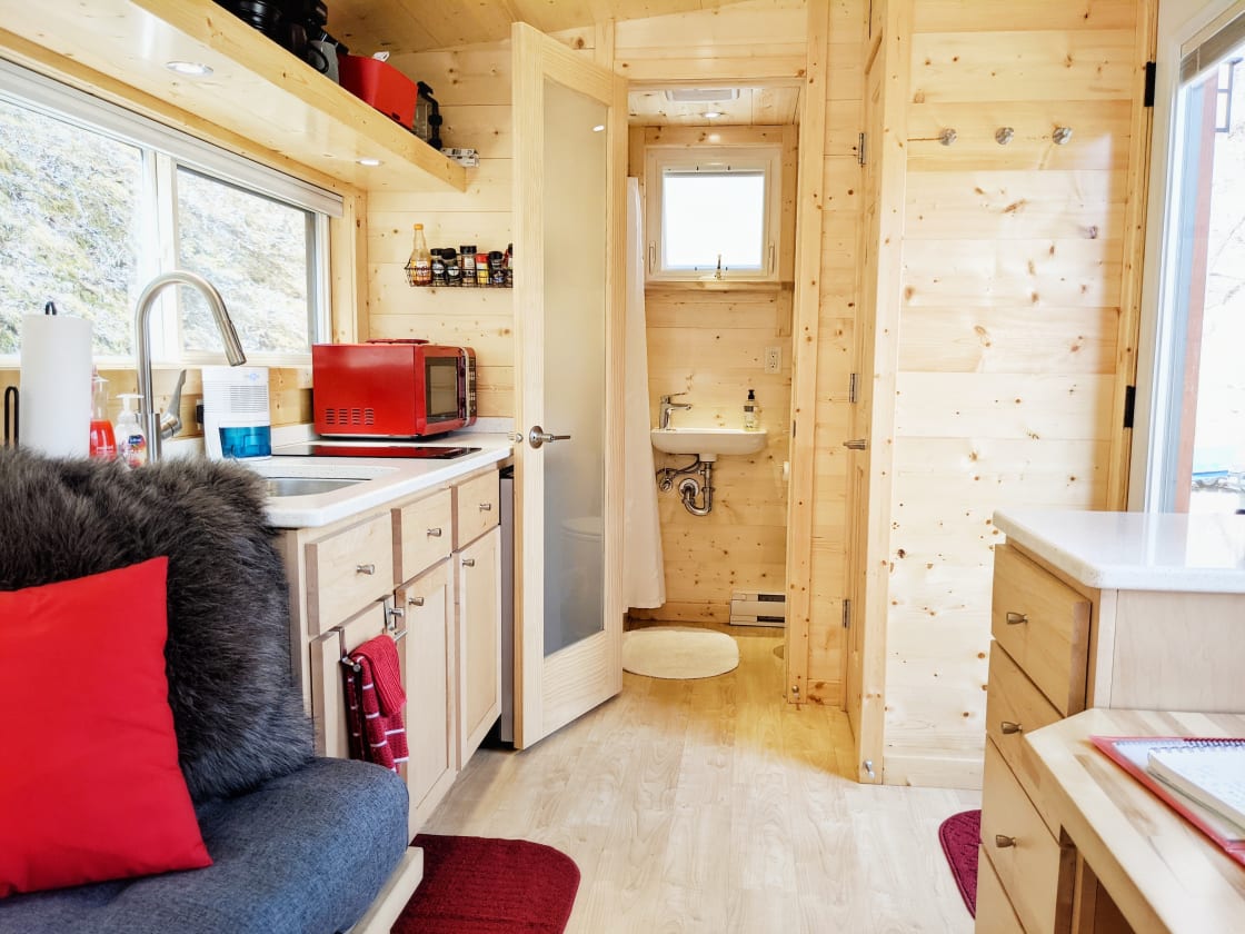 Looking into tiny home living?  This is a great place to try it out.