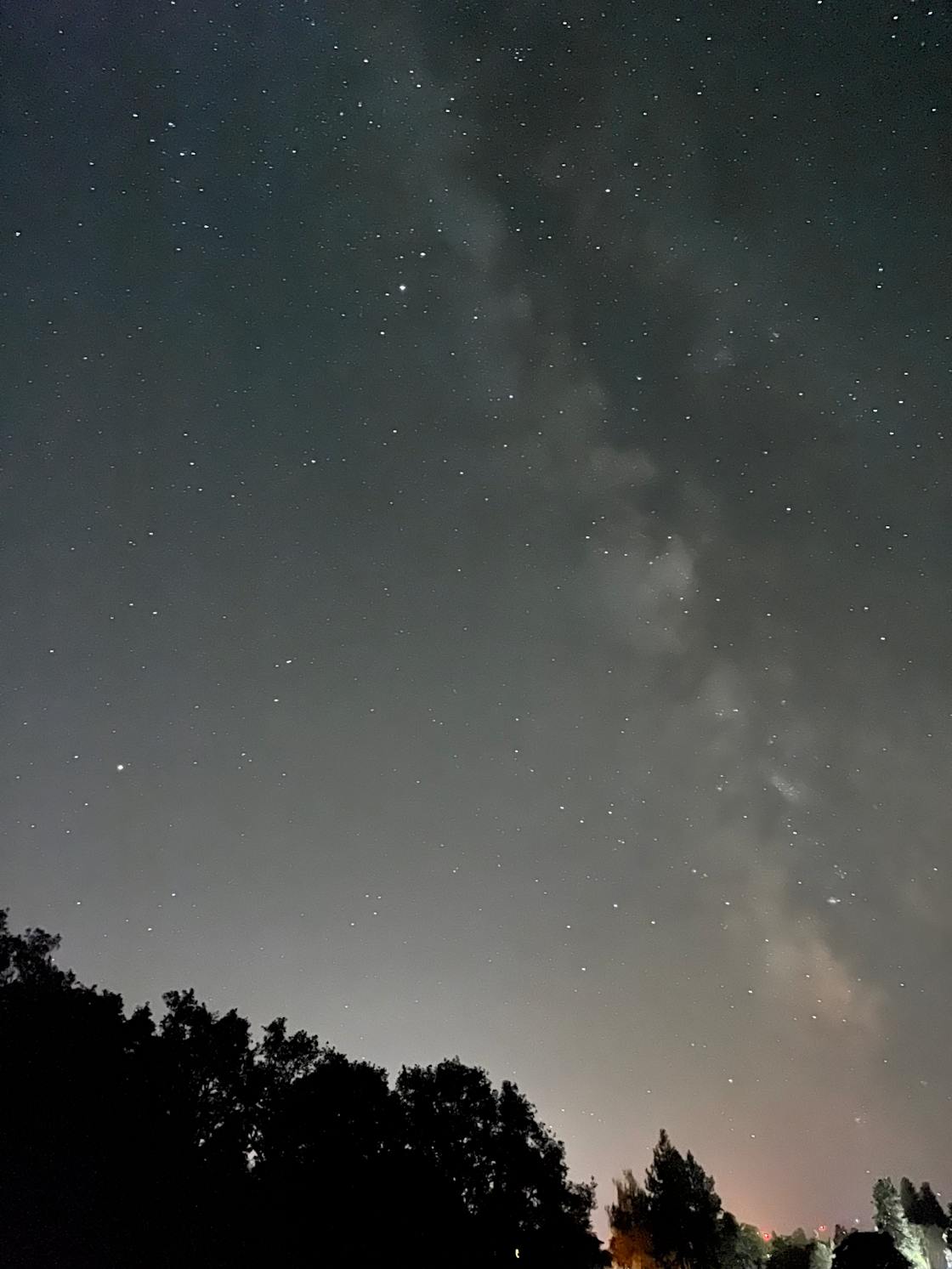 A stunning view at night