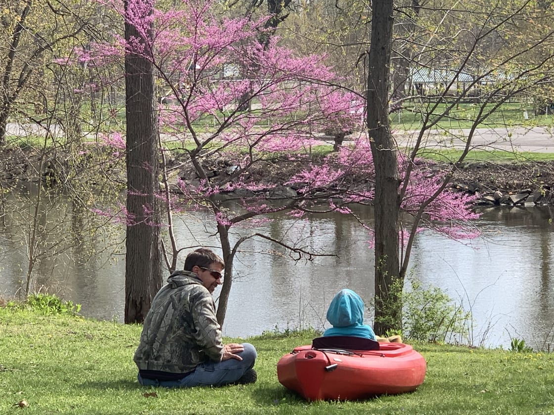 Springtime on the beautiful Tippecanoe river