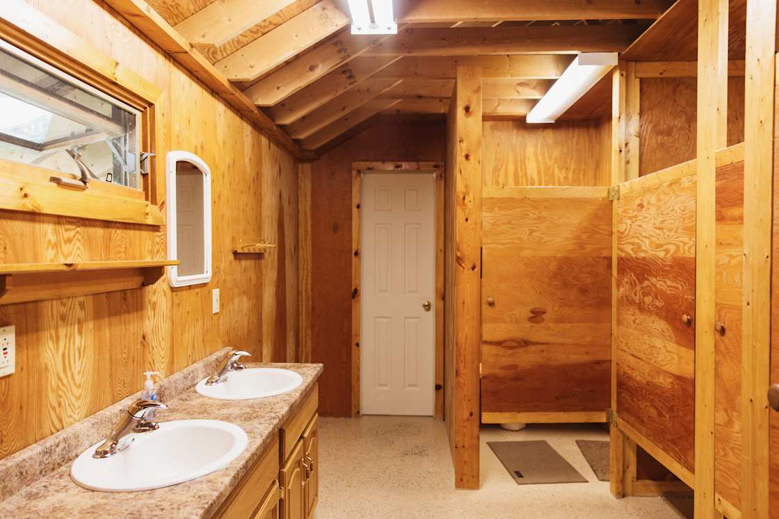 The bathrooms were very clean. 