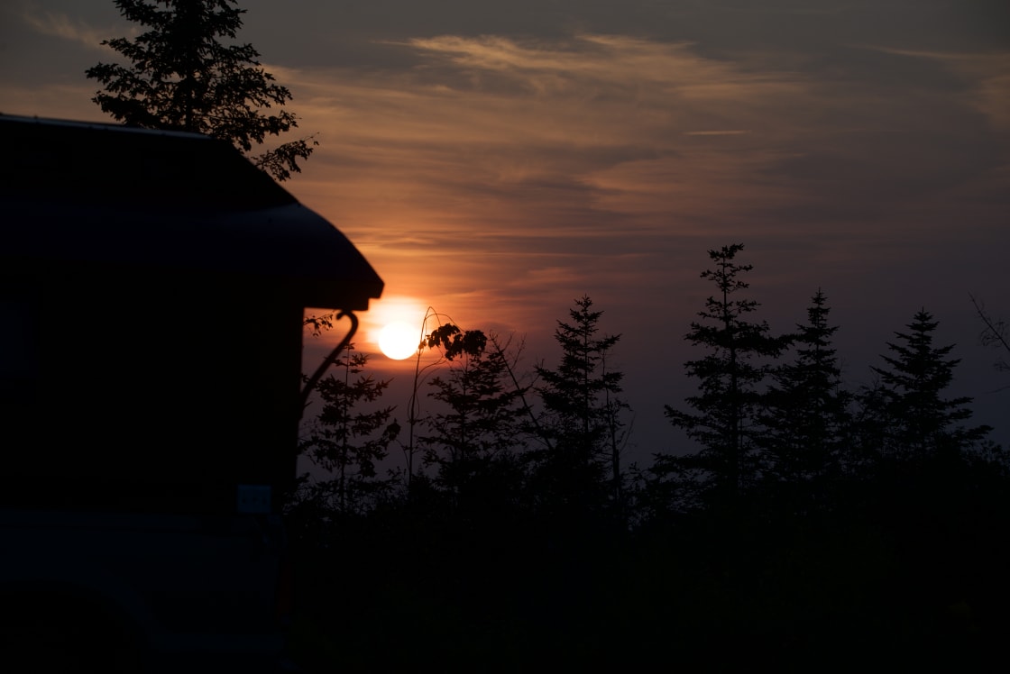 View of the Sunset from top of the hill campsite
Photo Cred: John Kaznecki