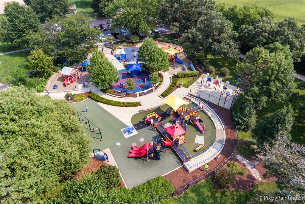 Dieke park has a fantastic playground.
