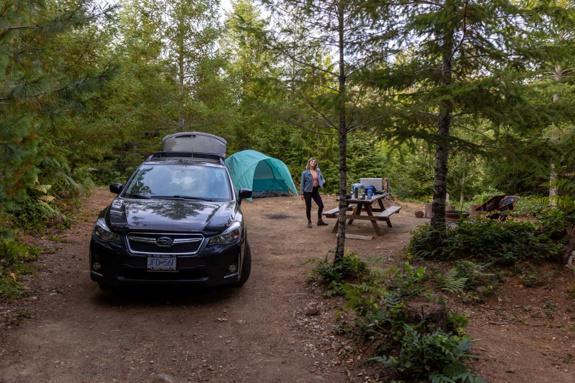 A glance at what Campsite A looks like