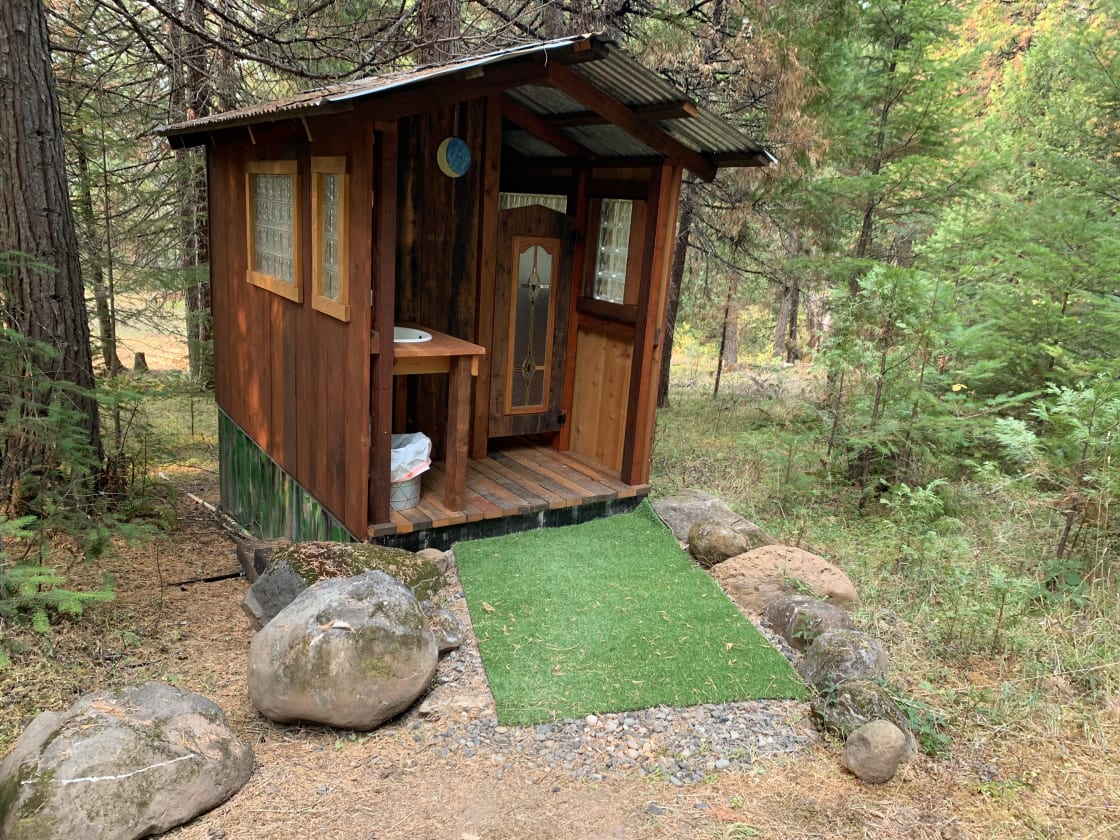 Nicest outhouse I’ve ever seen or used!