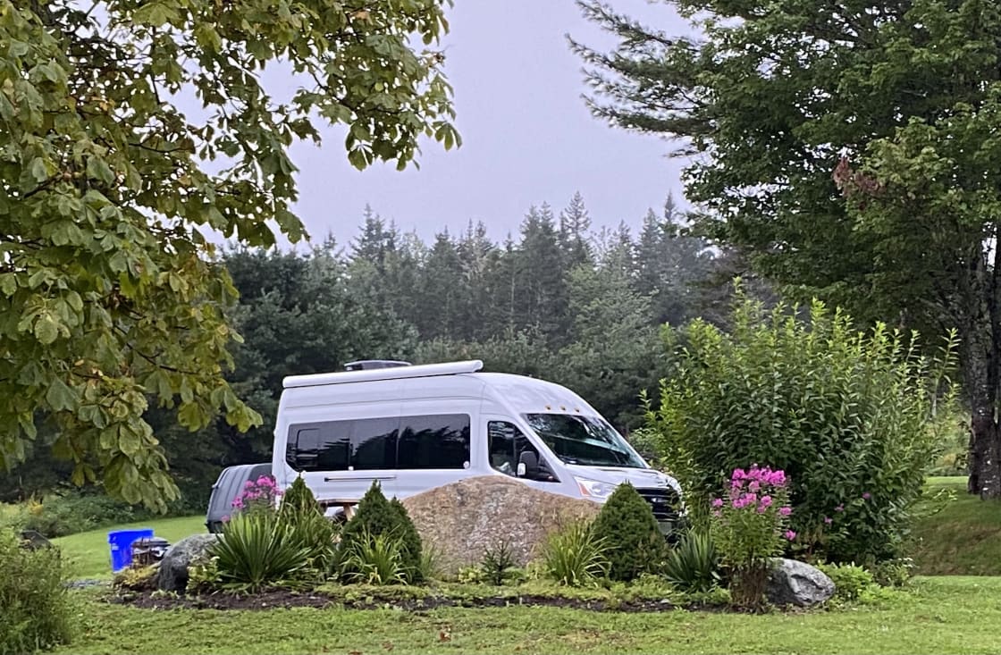 Beautiful camper van visiting us