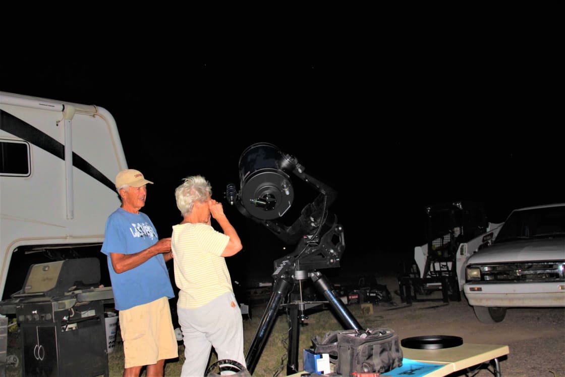 Onsite Telescope - Let our Onsite Astronomer show you the night sky! 