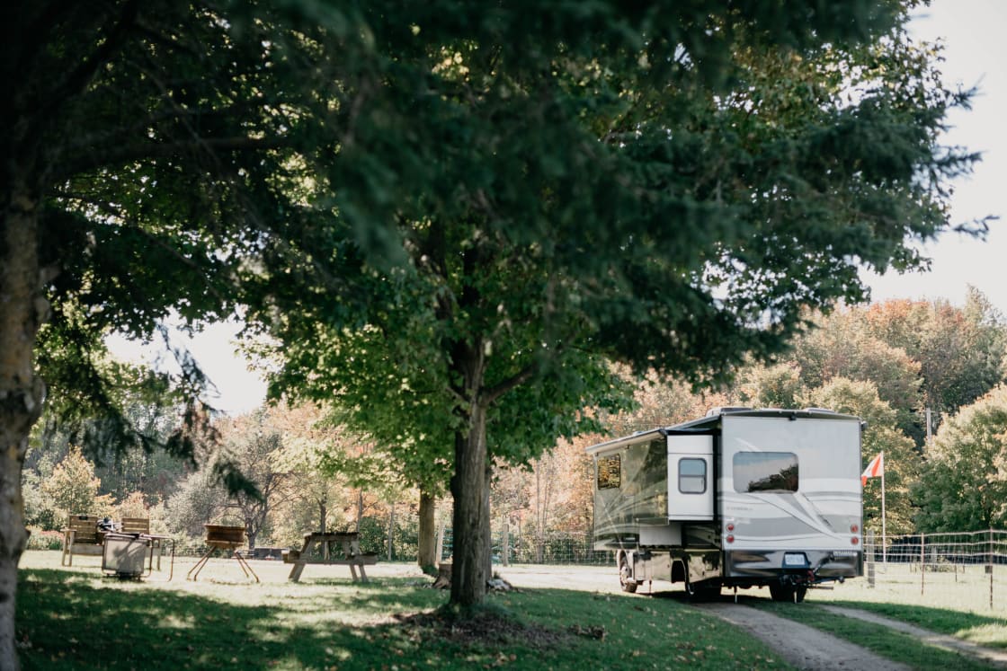 Pootcorner's is designed with space and options in mind for both RV camping and tent camping.