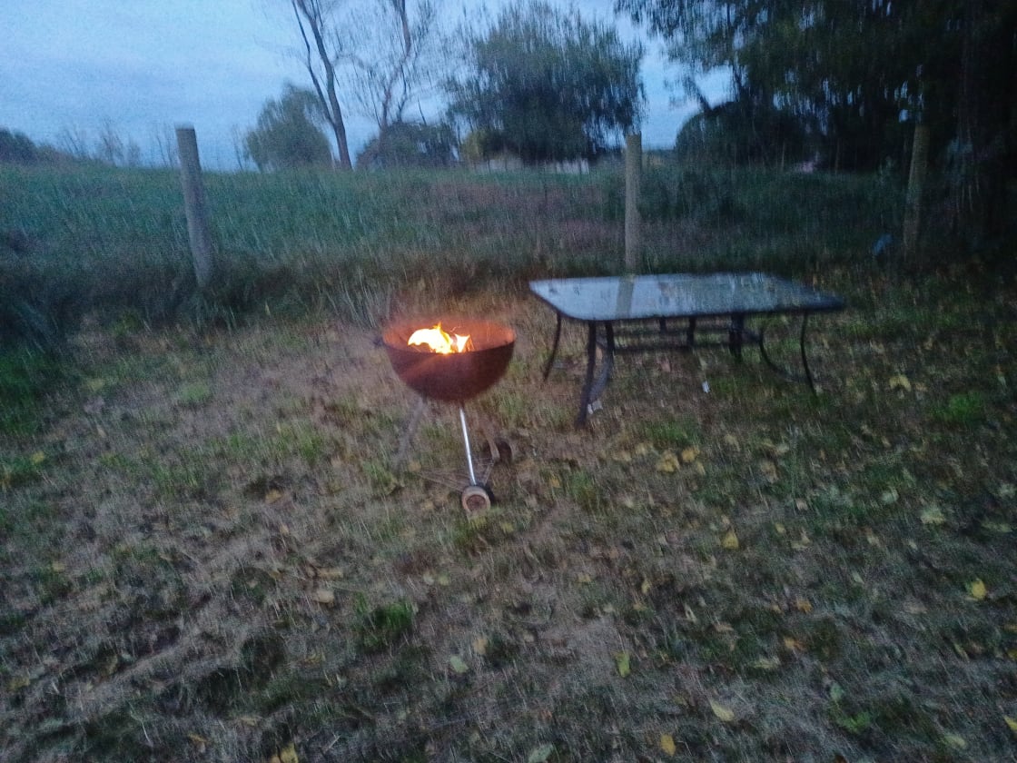 Enjoy an evening roasting marshmallows 