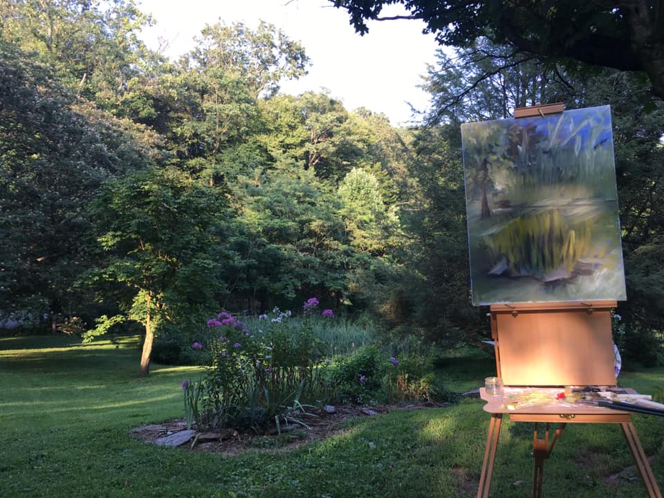 Set up and ready for Plein Air! 