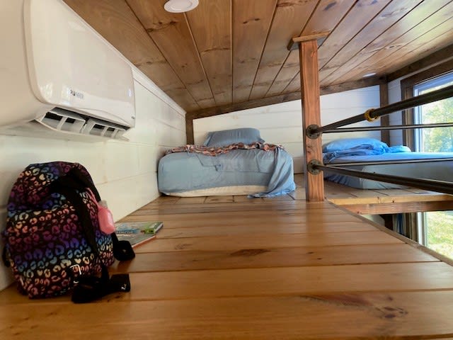 Two single beds in loft