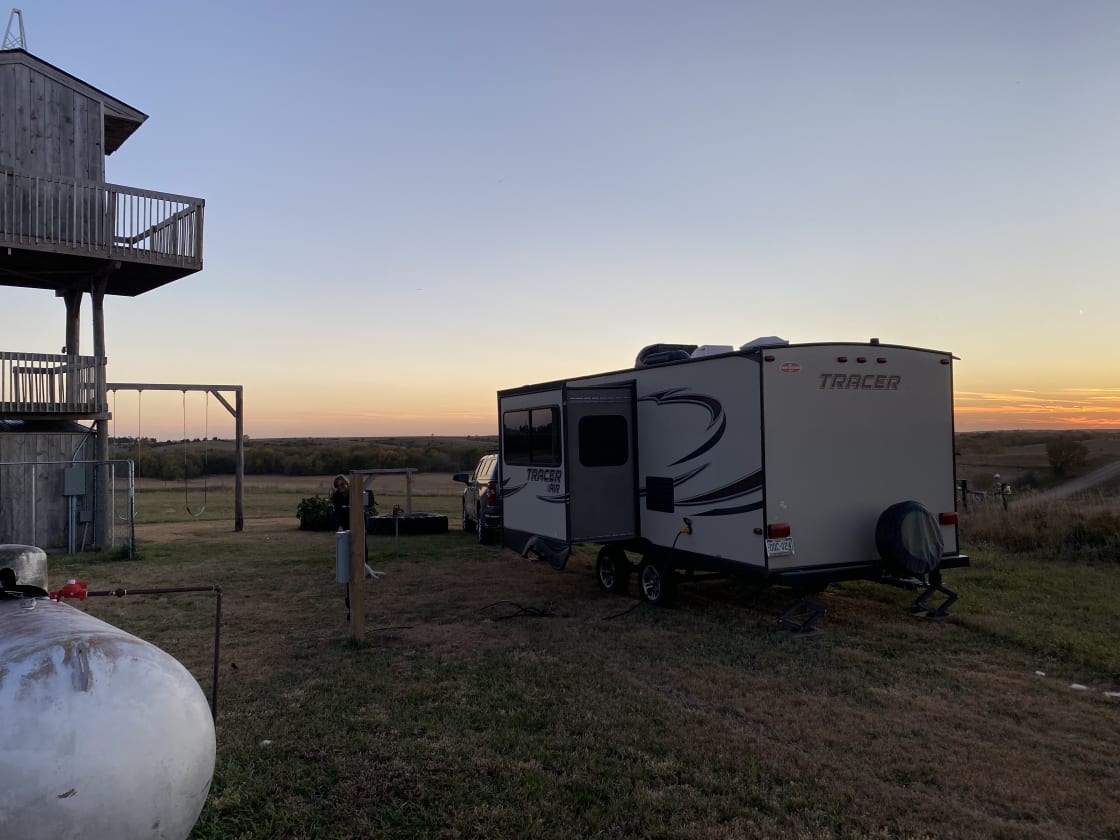 Peaceful Nebraska farmland camping 