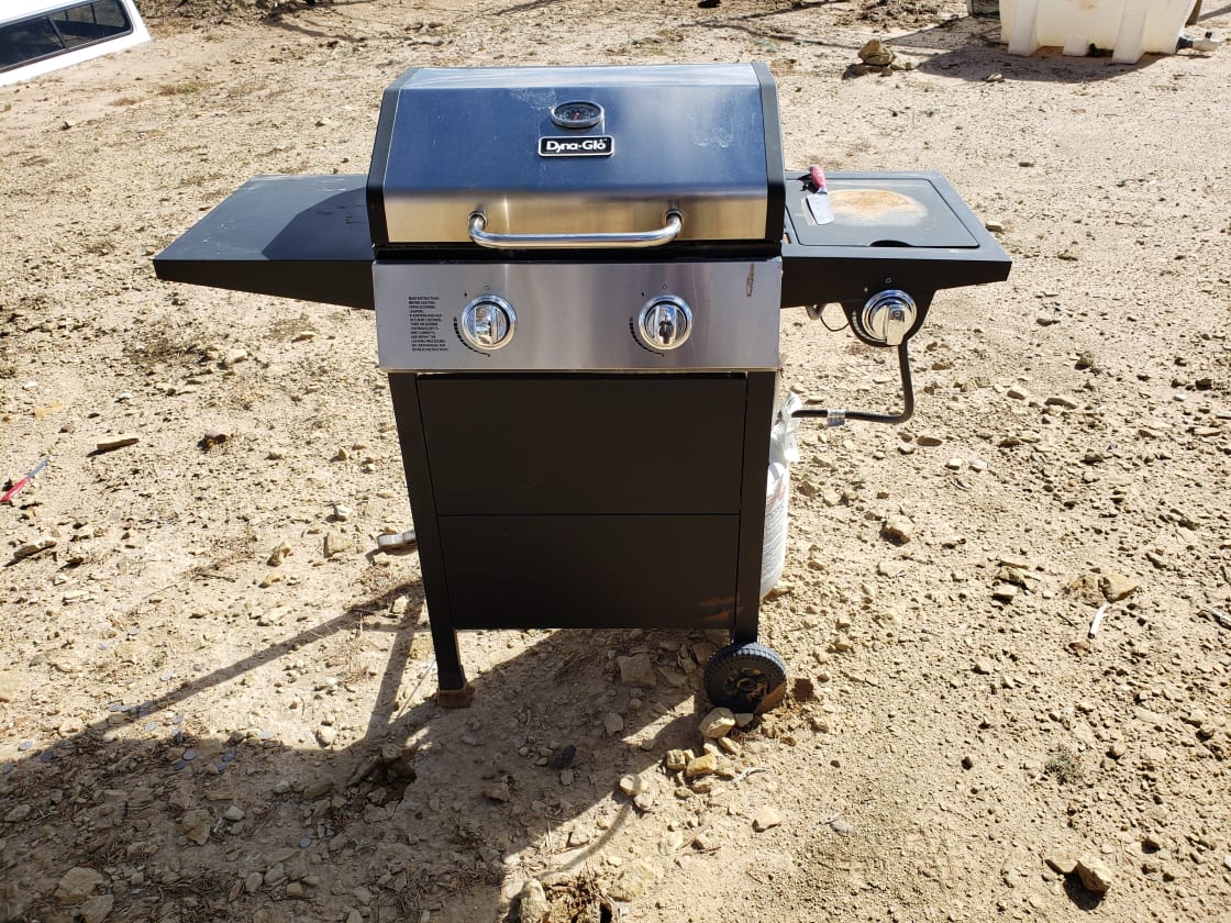 Propane grill for cooking 