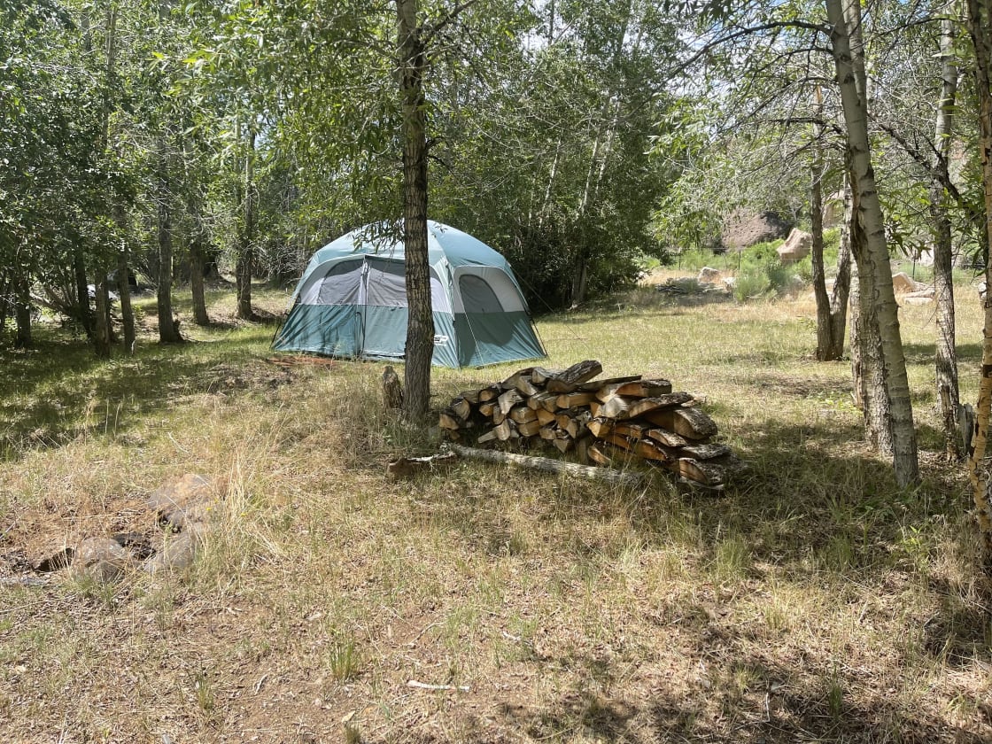 Riverfront Campsite on a Ranch!