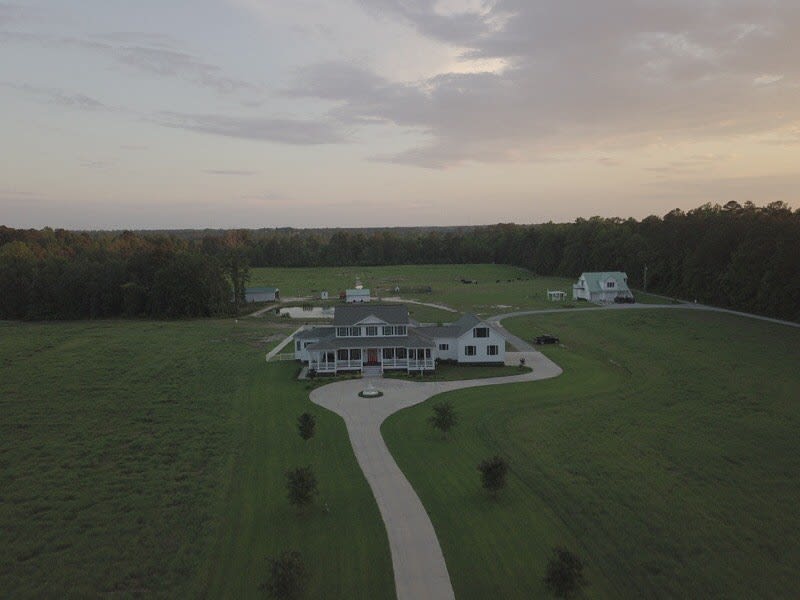 Aerial View of Wallace Meadows Farm